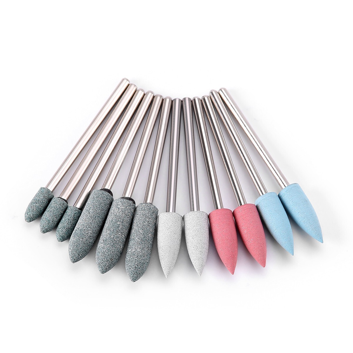 35Pcs Dental Lab Diamond Burs Polishing Kit HP 2.35mm Use for Ceramics Porcelain