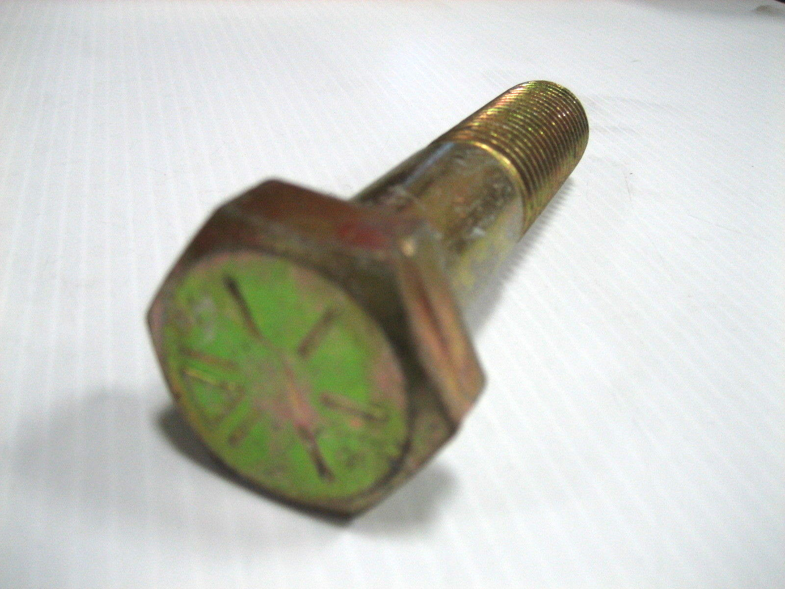 10 Pieces 1″-8 x 4-1/2″ HEX CAP SCREW GRADE 8 BOLT ZINC & YELLOW,Made in Canada.