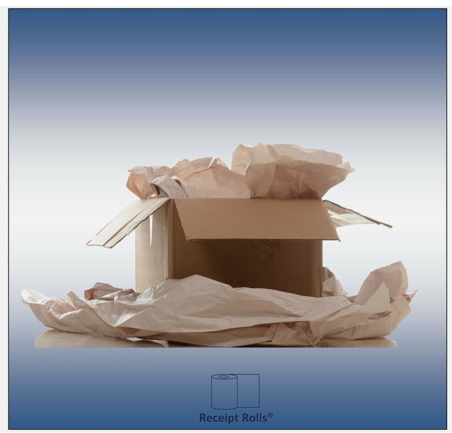 Void Fill 24″ x 1200′ 30# Brown Kraft Paper Roll for Shipping Wrapping Packing