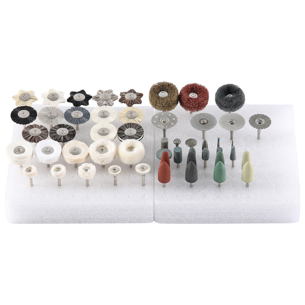 51pcs Dental Lab Polishing Burs Kit HP 2.35mm for Composite Ceramic Polishing US
