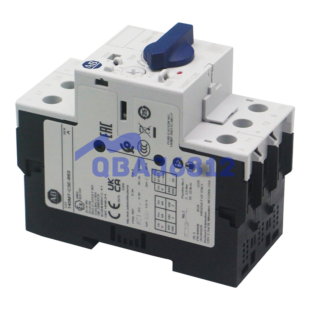 New AB 140MT-C3E-B63 Motor Protection Circuit Breaker Standard Magnetic Trip