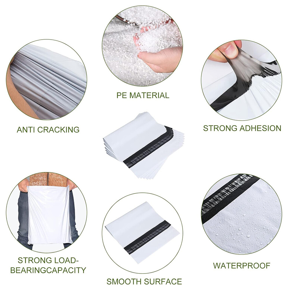 500 Poly Mailers Shipping Bags Envelopes Packaging Bag 6×9 9×12 10×13 14.5×19 US