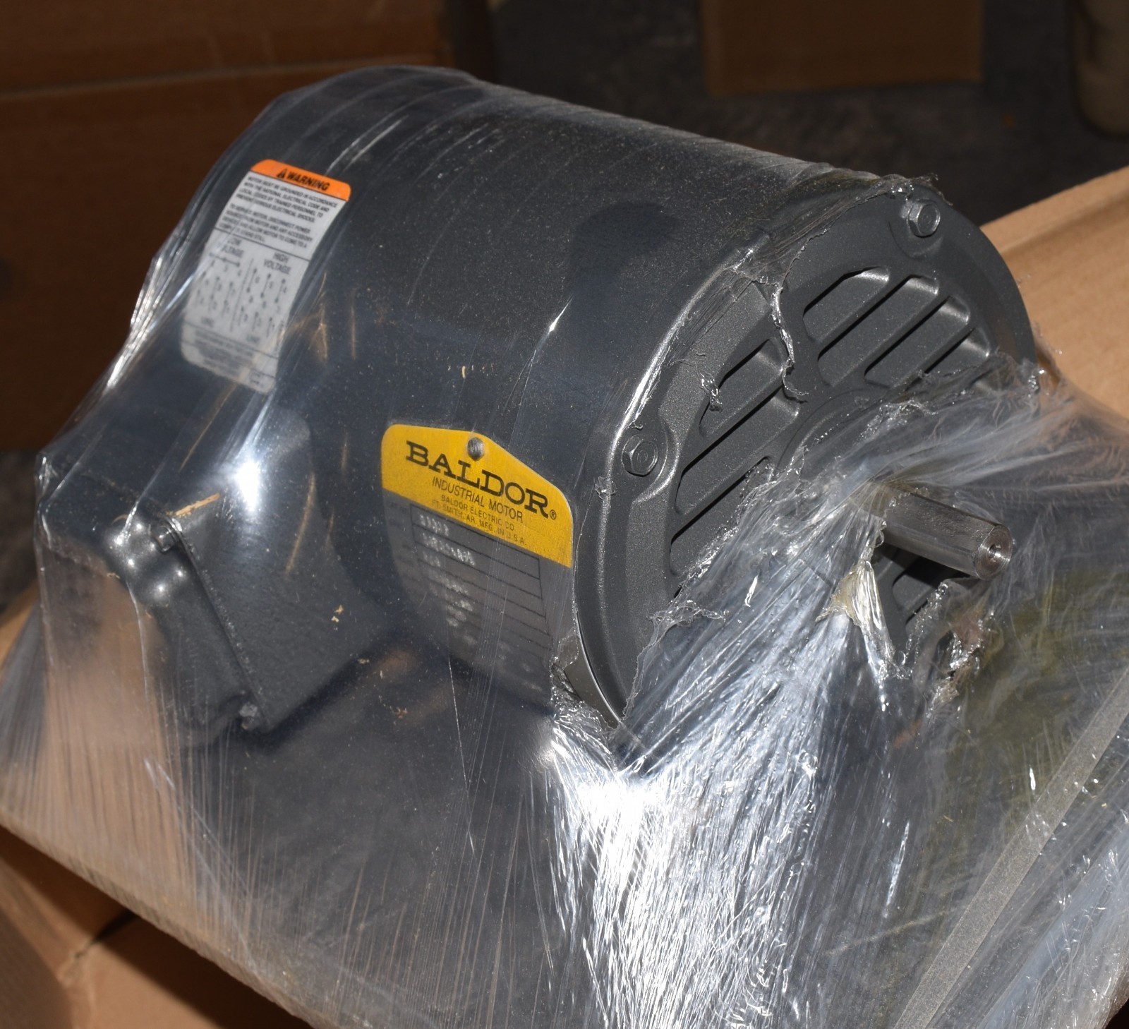 BALDOR 34F02-895 1/4 HP INDUSTRIAL ELECTRIC MOTOR 230/460 3-PHASE 1725 RPM