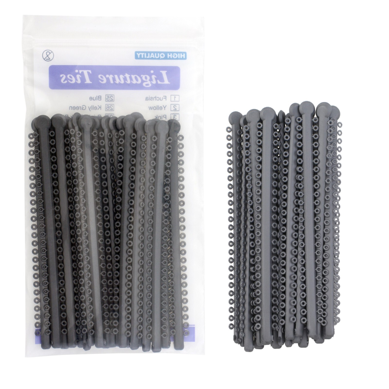 1000 Orthodontic Ligature Ties Elastic Rubber Band Ligadura Ortodoncia Bracket
