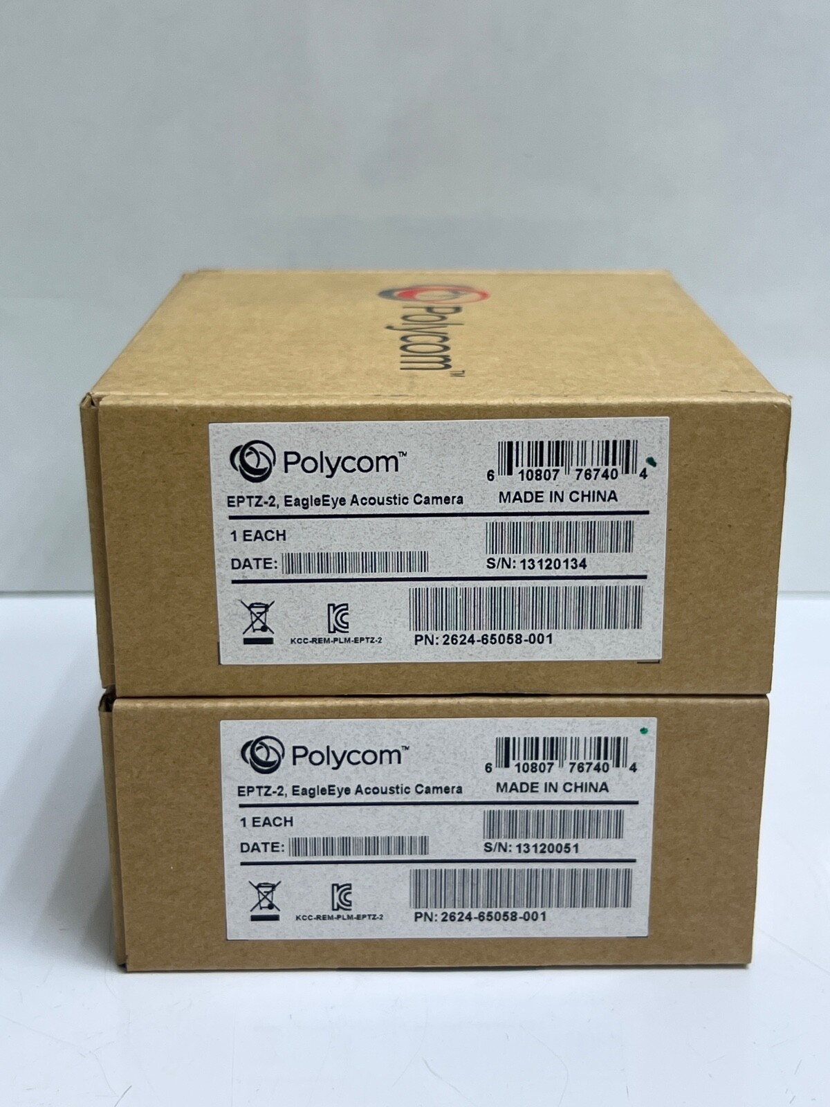(LOT 2 PCS) POLYCOM EPTZ-2 EAGLE EYE ACOUSTIC CAMERA 2624-65058-001