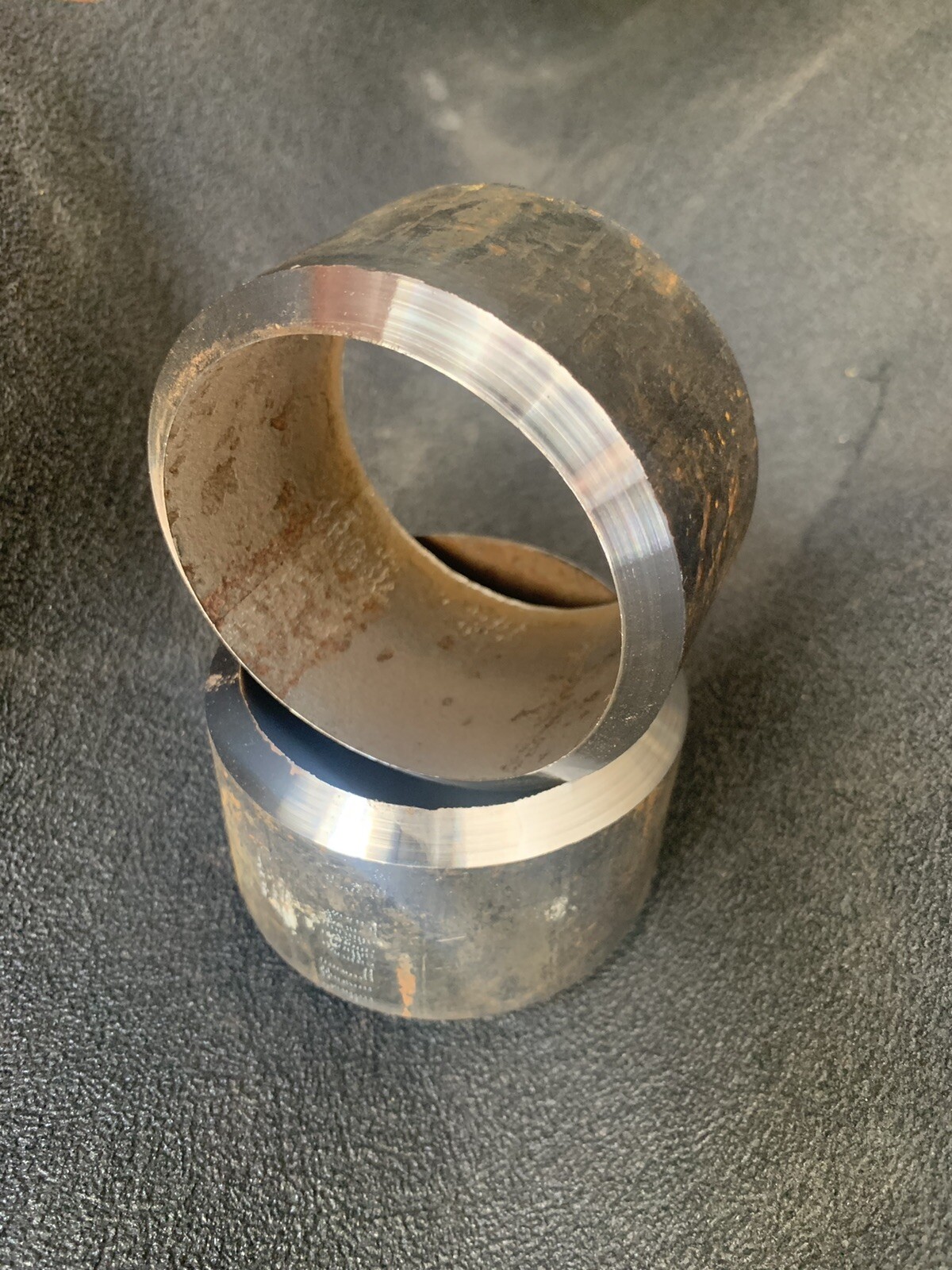 Weld COUPONSs, Pipe Beveled couponsS 3” ID x 2″ +/-1/8″ SCH 40 3 PAIRS
