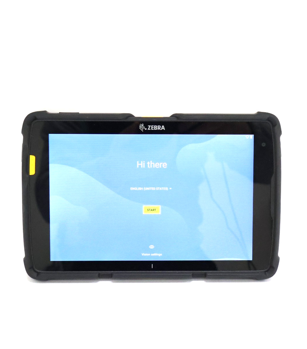 Zebra ET40 ET40AA-001C1B0-NA Rugged Android Tablet 8” WiFi 2D Scanner Used