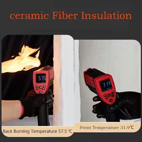 12×24 Ceramic Fiber Blanket Fireproof Insulation 2400°F Heat Shield