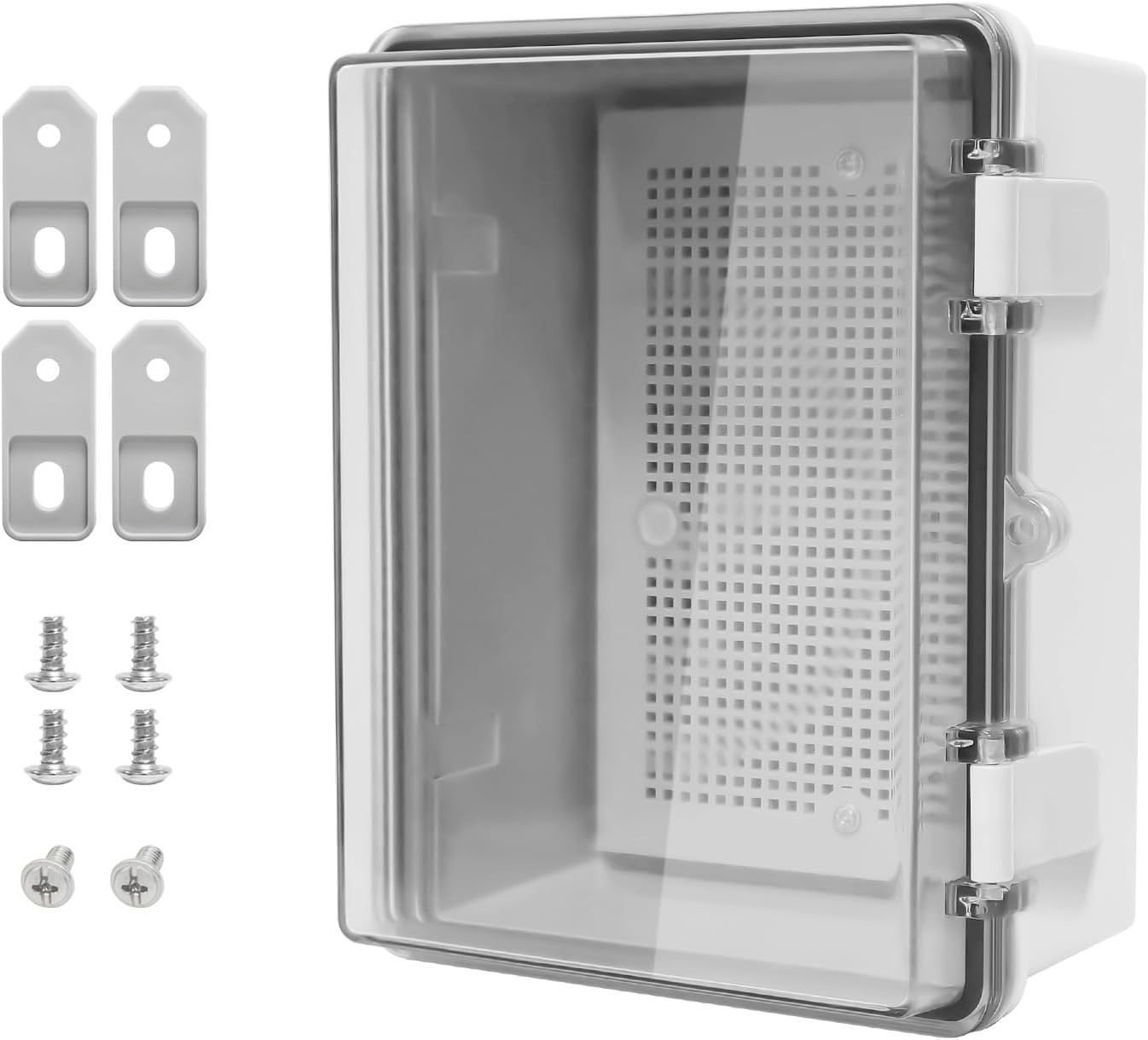 ABS Plastic Dustproof Waterproof Junction Box Hinged Shell Universal Electri…