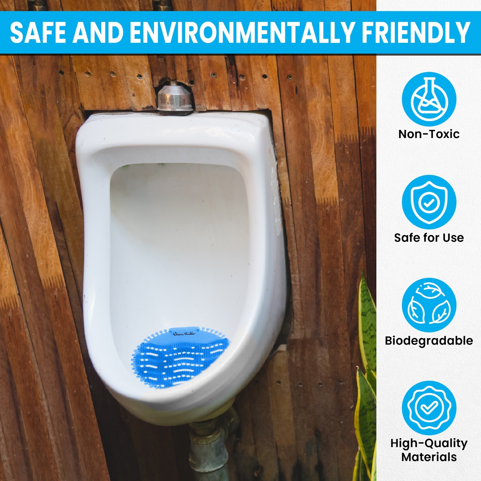 3 -50 Men’s Bathroom Urinal Screens Deodorizing Toilet Scented Freshener Filters