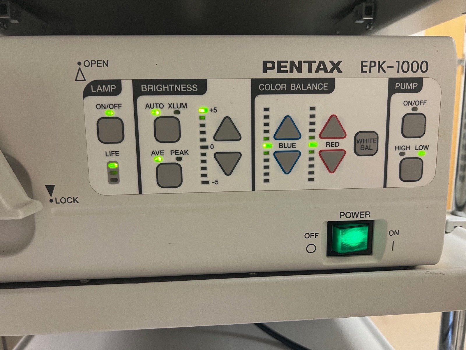 Pentax EG-1580K ultra slim gastroscope (PAL) with EPK-1000 Video Processor (PAL)