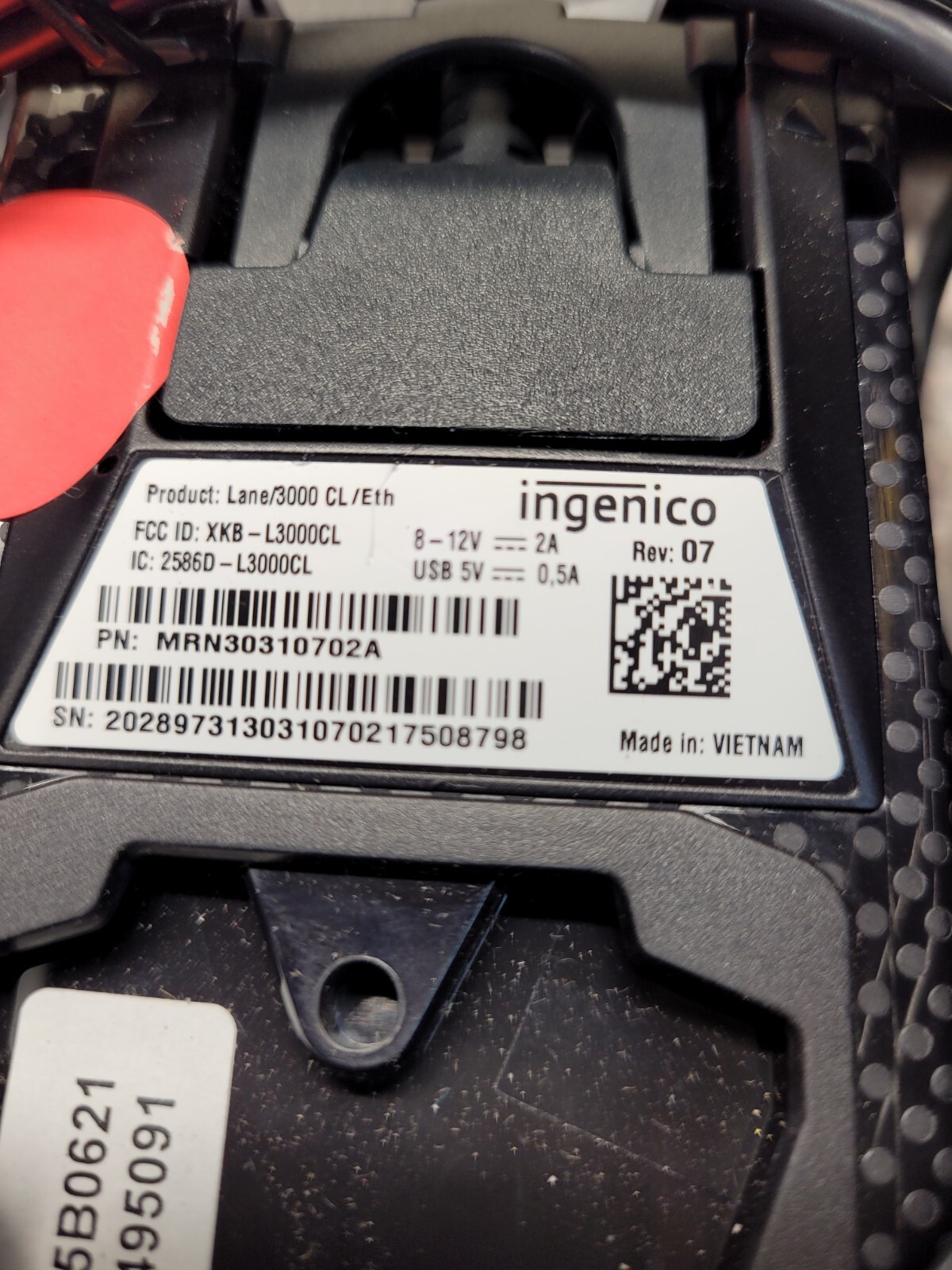 29x Ingenico Lane/3000 CL /ETH Pin-Pad Credit Card Terminals w/ USB Cords