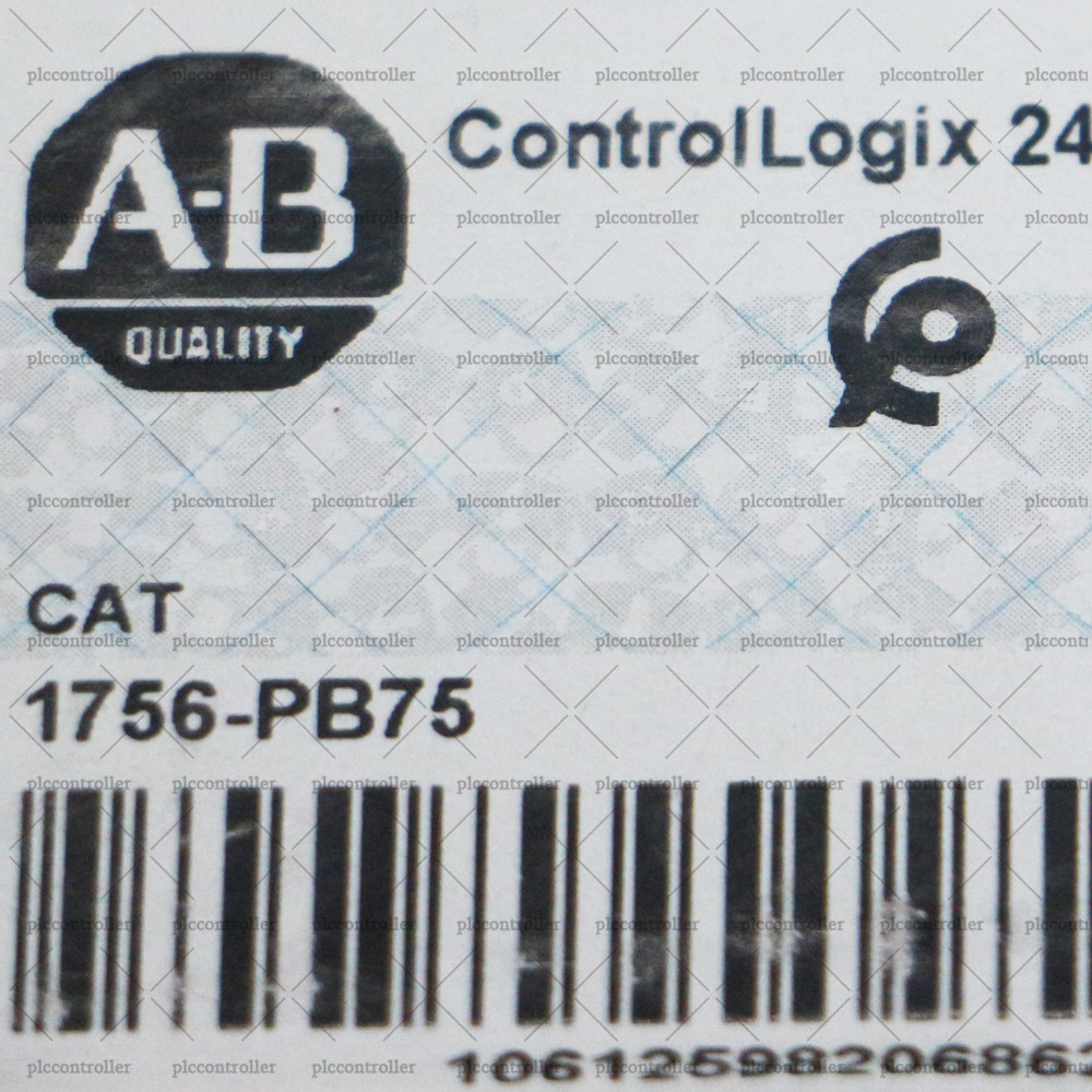 New Allen Bradley 1756-PB75 ControlLogix 24V DC Power Supply