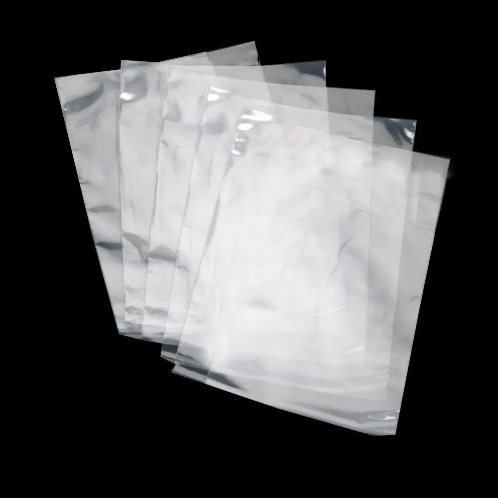 Clear Poly Bags 4-Mil Flat Open Top Plastic Packaging Packing Multiple Sizes