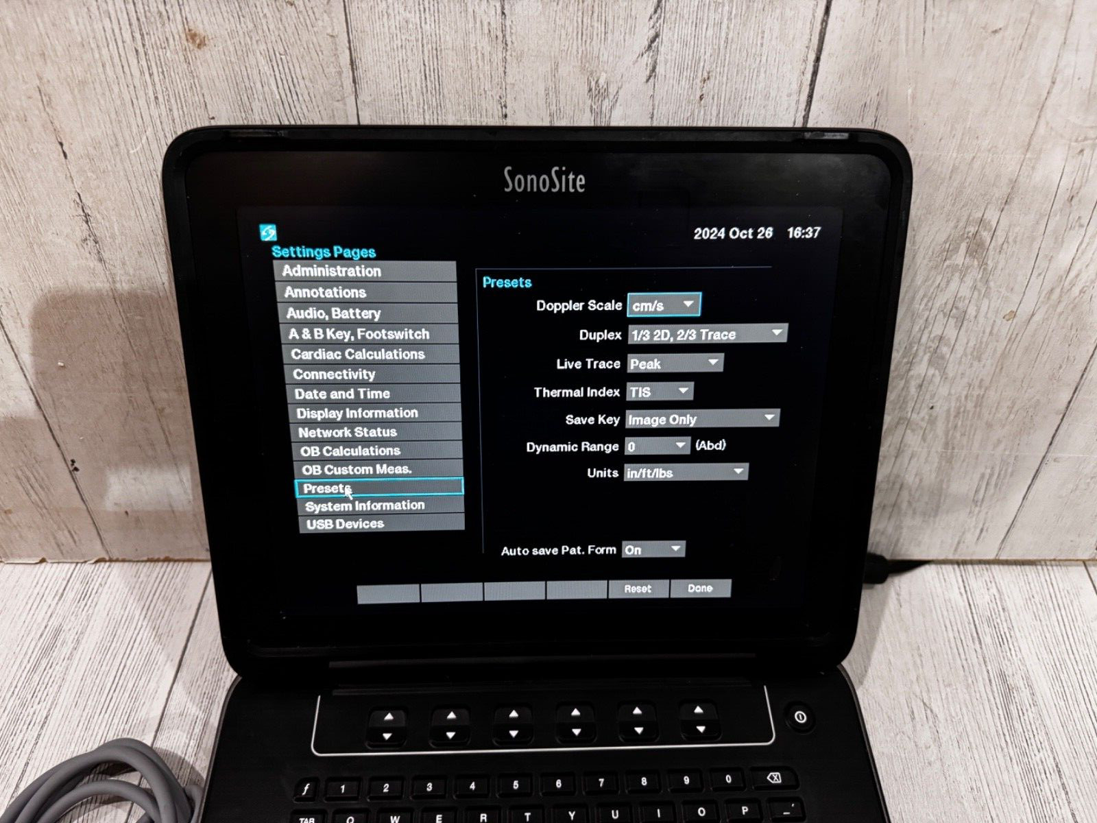 Sonosite Edge II Portable Ultrasound 2018 with phased array Cardiac probe rP19x