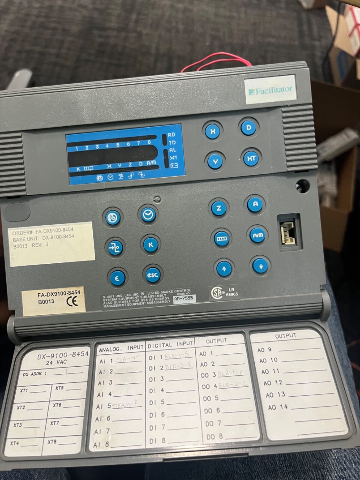 Johnson Controls FA- Dx-9100-8454 Facilitator Rev J