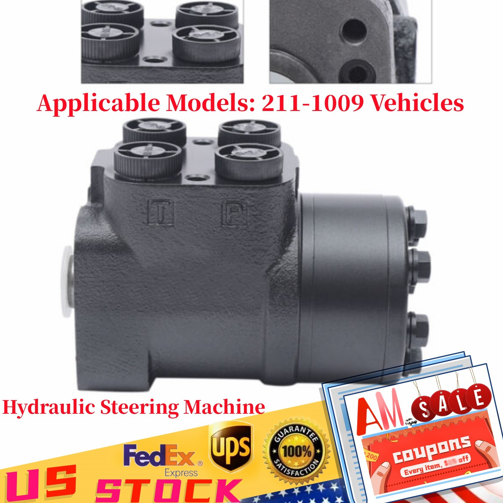 FOR EATON CHAR LYNN 211-1009-002 (OR -001) STEERING CONTROL UNIT REPLACEMENT NEW