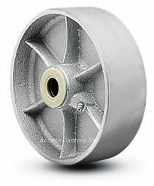 4PCI420 4″ X 2″ Cast Iron Wheel, 700 lbs Capacity, 2-3/16″ Hub, Roller Bearings