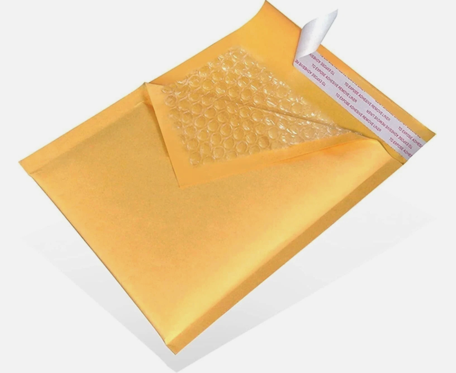 500 #000 Kraft Paper Bubble Padded Envelopes Mailers Shipping Case, 4×8.