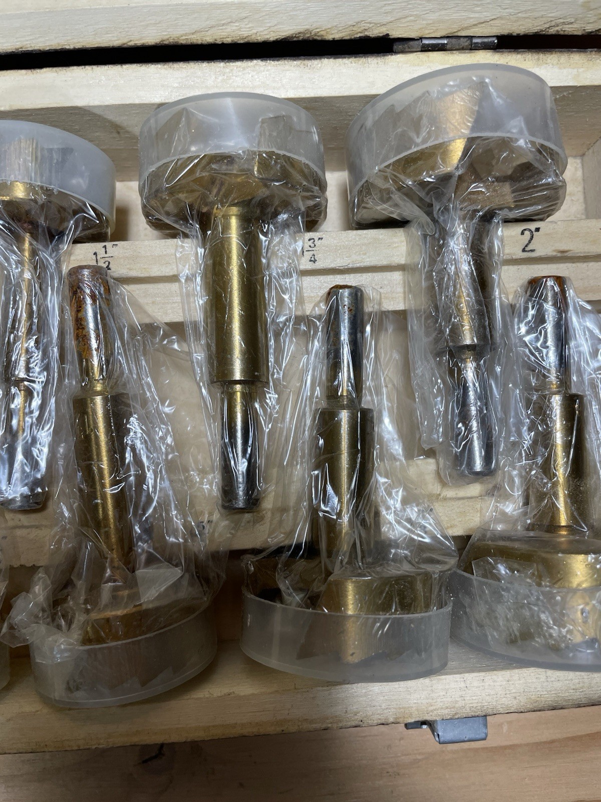 Cummins Industrial 16Pc Titanium Coated Forstner Bit Set No. 6831 Vintage