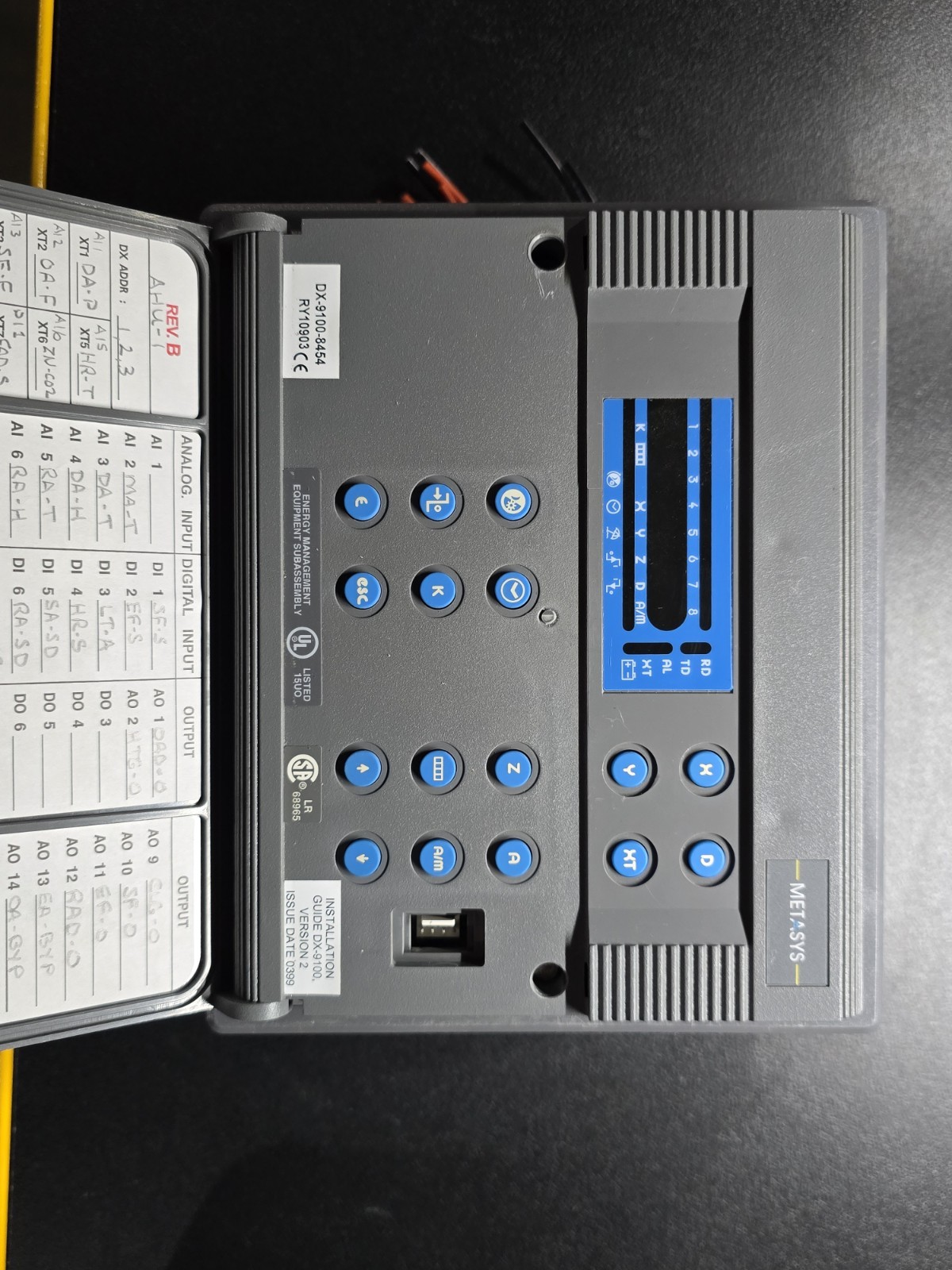 Johnson Controls Metasys DX-9100-8454 Extended Digital Controller Rev B