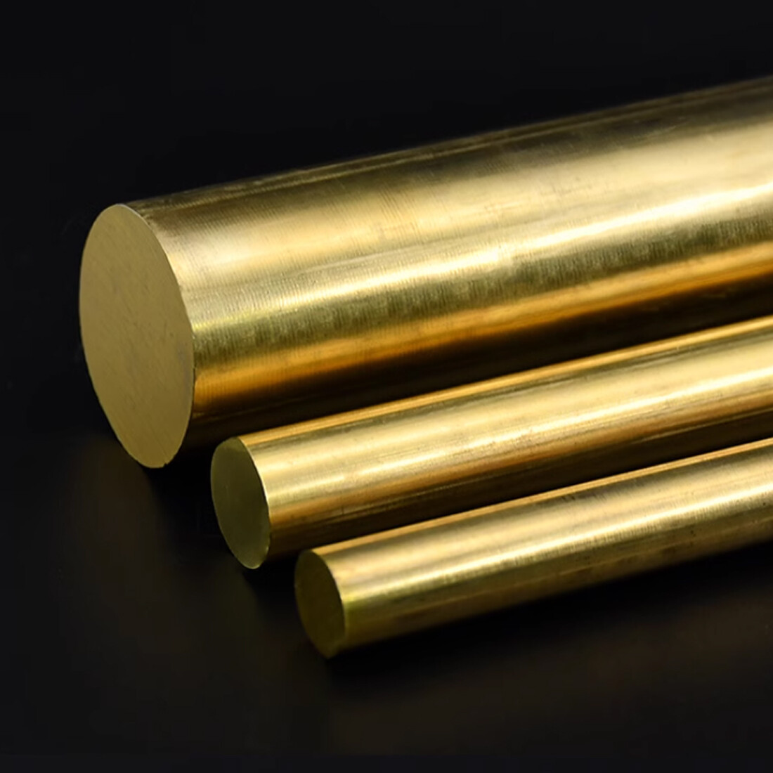 Brass Round Bar Rod Dia 3/5~80mm H59 Solid Bar/Rod Lengths 100/150/200/250/300mm