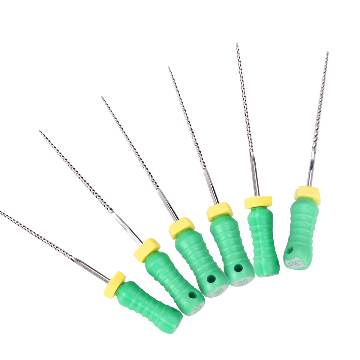 Dental Root Endodontic File Hand Use K-Files 25mm/21mm Stainless Steel 6pcs/box