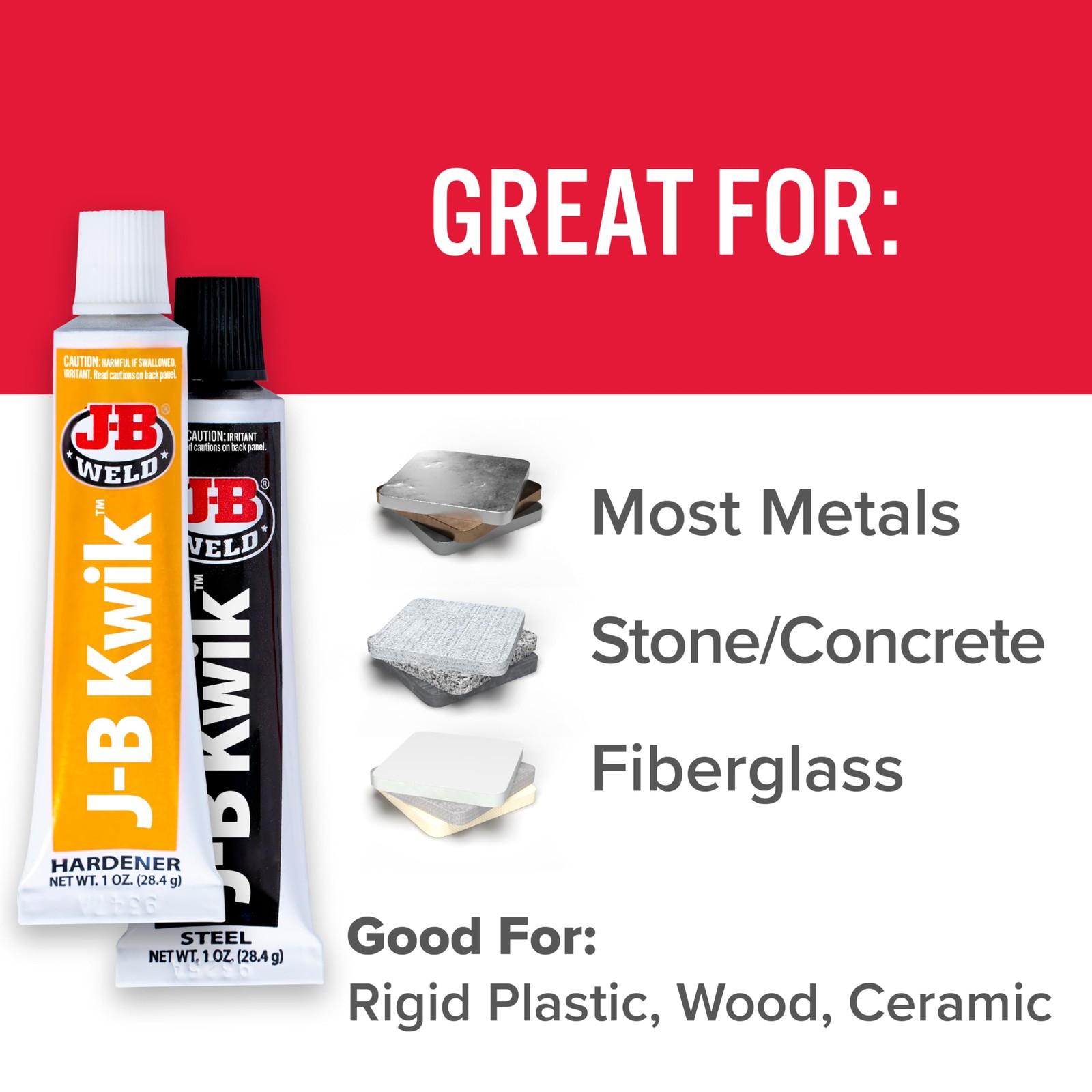 8276 KwikWeld Quick Setting Steel Reinforced Epoxy – Dark Grey 2 oz