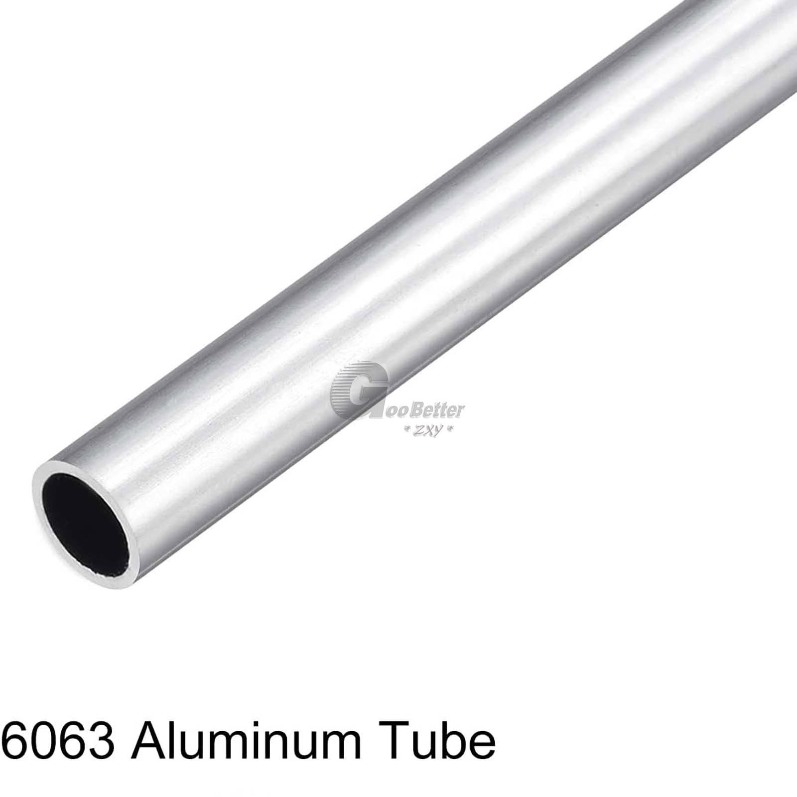 Aluminium Round Tube 0.2-9mm Thickness 1.5-22mm OD Straight 500mm long 6063 Tube