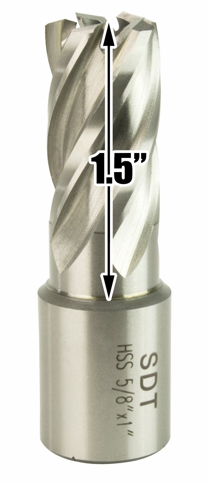 Steel Dragon Tools® 5/8″ x 1″ HSS Annular Cutter with 3/4″ Weldon Shank