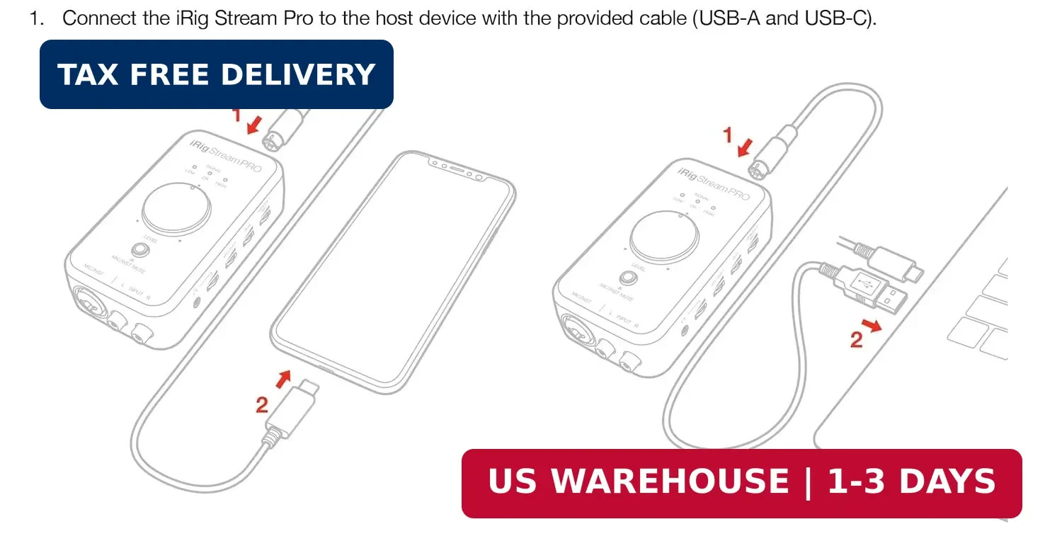 USB-C to Mini-Din 7 Pin Male Cable for IK Multimedia iRig Series, Compatible wit