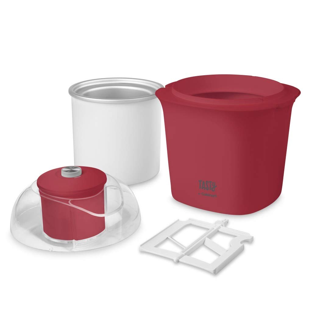 Tasty By Cuisinart Icm100Trd Ice Cream Maker 8.71L X 8.71W X 10.49H Red