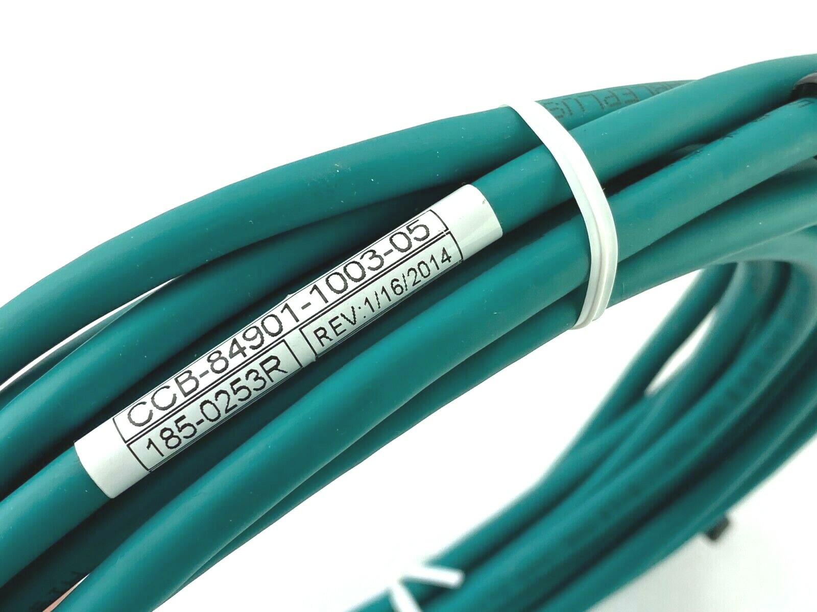 COGNEX CCB-84901-1003-05 5m (15ft) Green PVC Patch Cable 8p M12 Connector RJ45