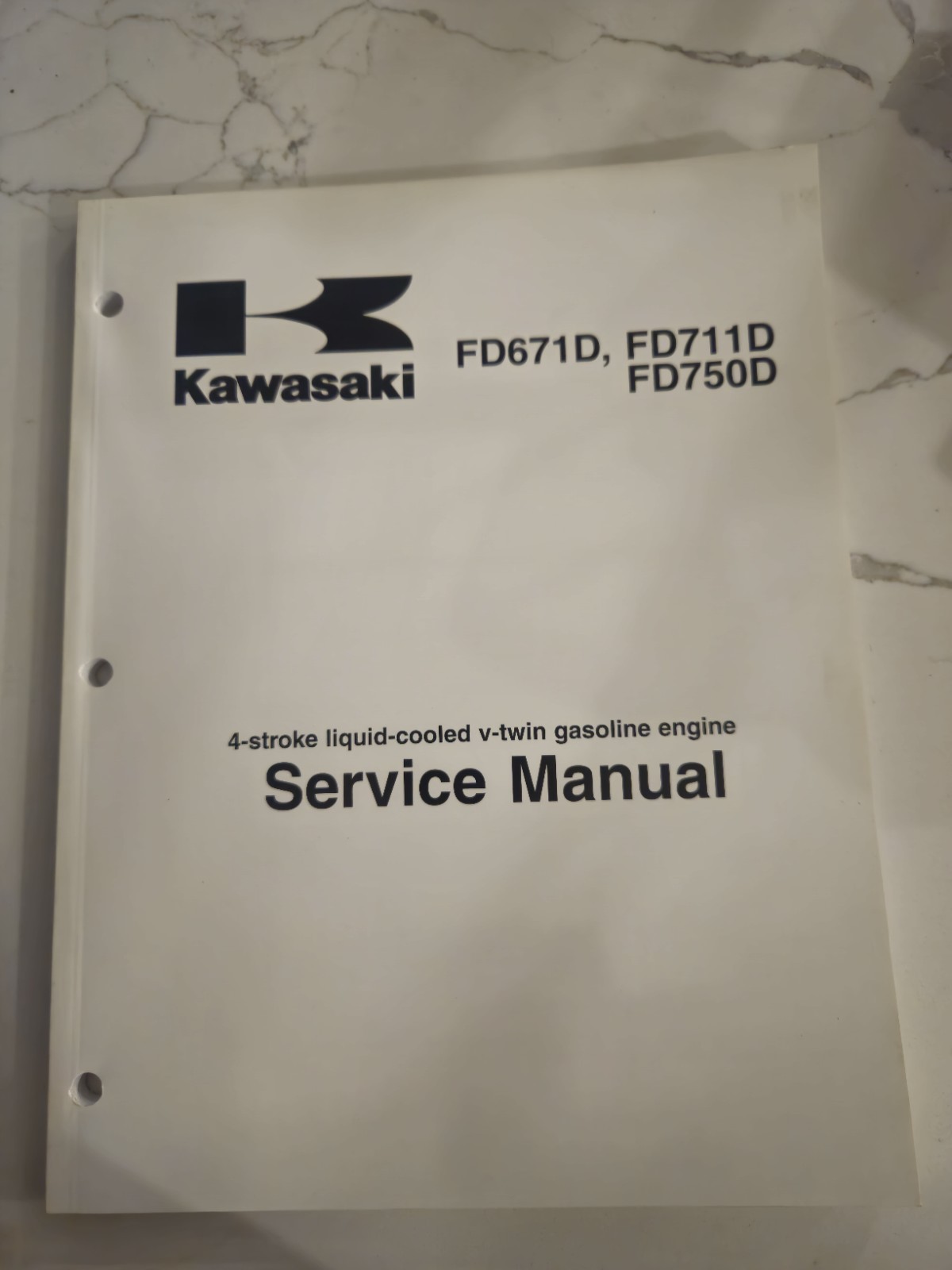 Kawasaki Fd671d Fd711d Fd750d Shop Manual Book