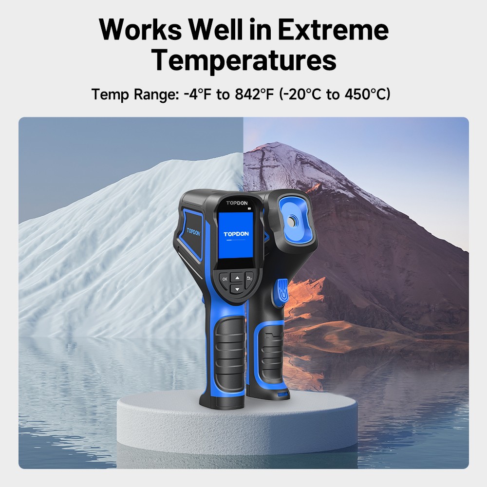 2025 TOPDON TC004 Mini Thermal Imaging Camera 240*240 IR Long Battery Life US