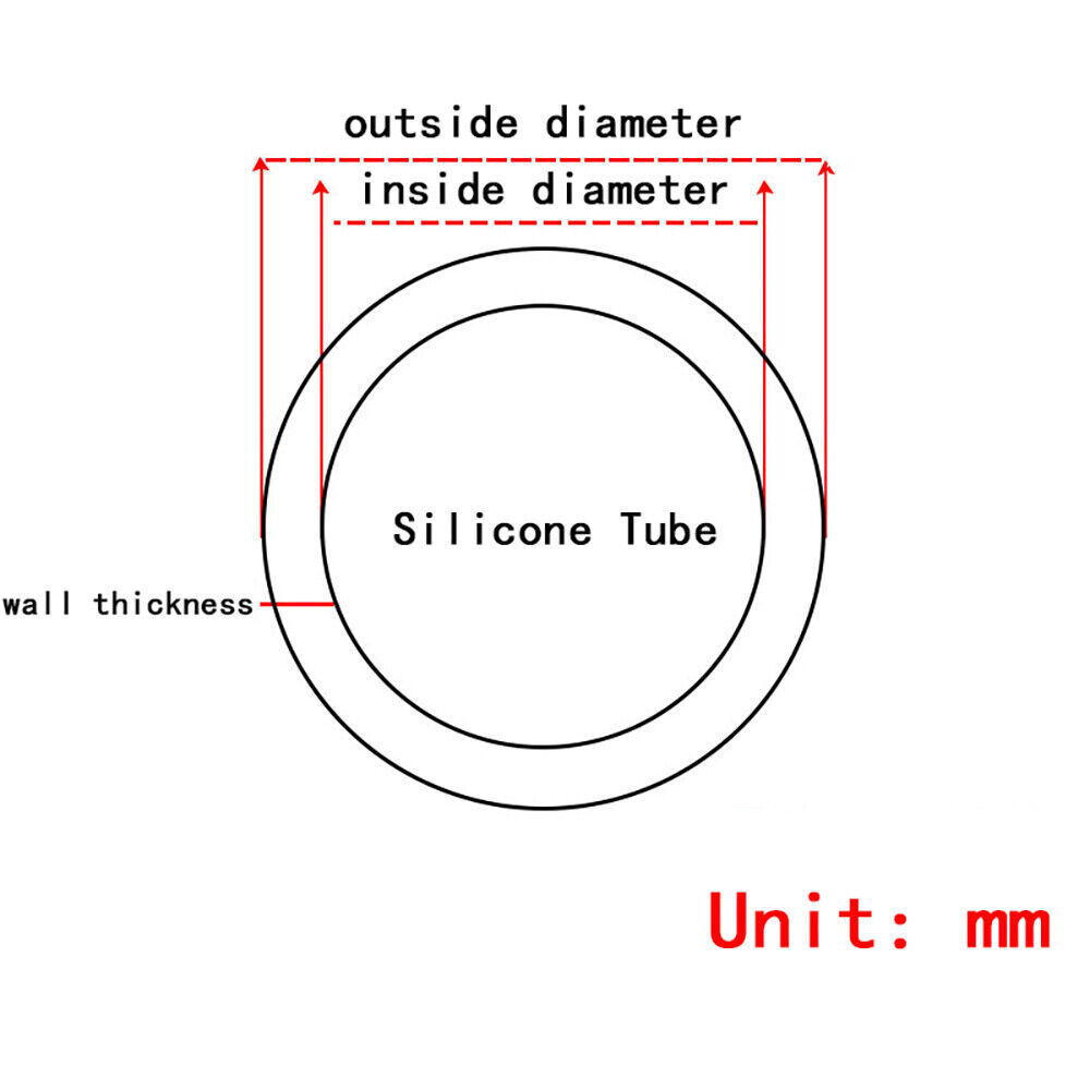 PTFE Tube Tubing Pipe Translucent High Temp Resistance ID 0.3-3.5mm OD 0.6-5mm