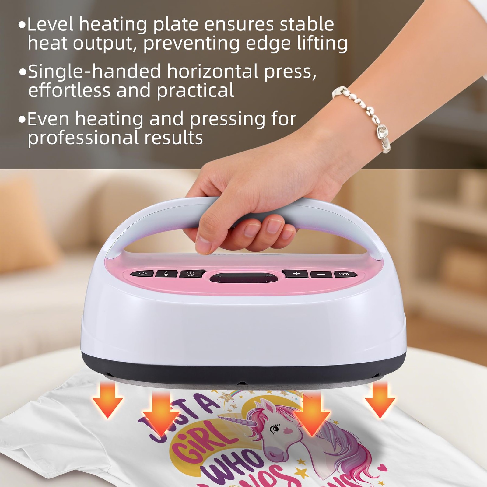 BetterSub 8.3″x9.7″ Pink Heat Press