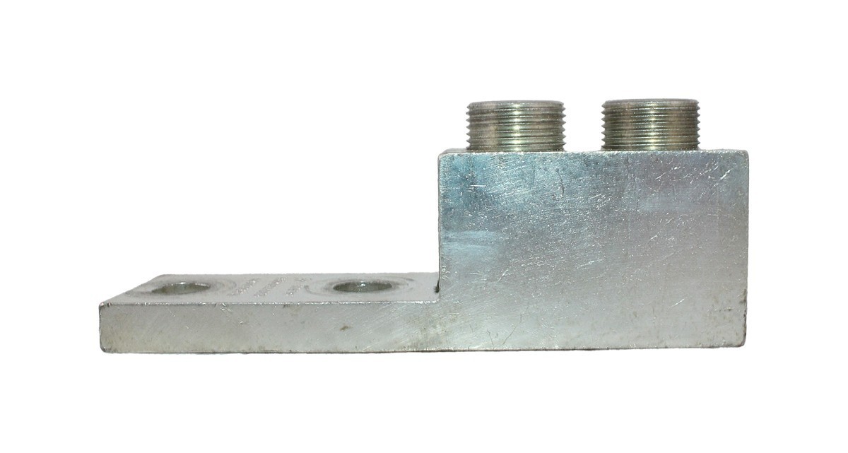Ilsco D1474 Mechanical Lug Dual‑Rated 2‑Port Aluminum Copper AL9CU