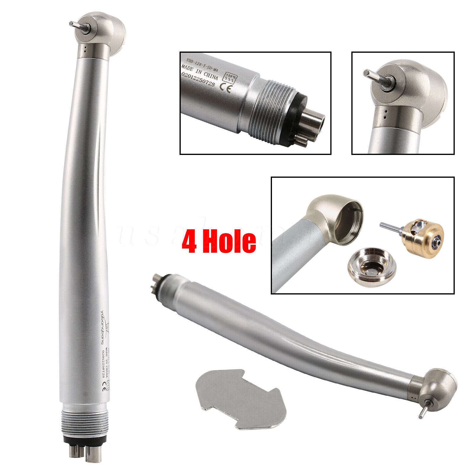 USA Dental Ultrasonic Piezo Scaler Handpiece 5 Tips Fit EMS Cavitron Woodpecker