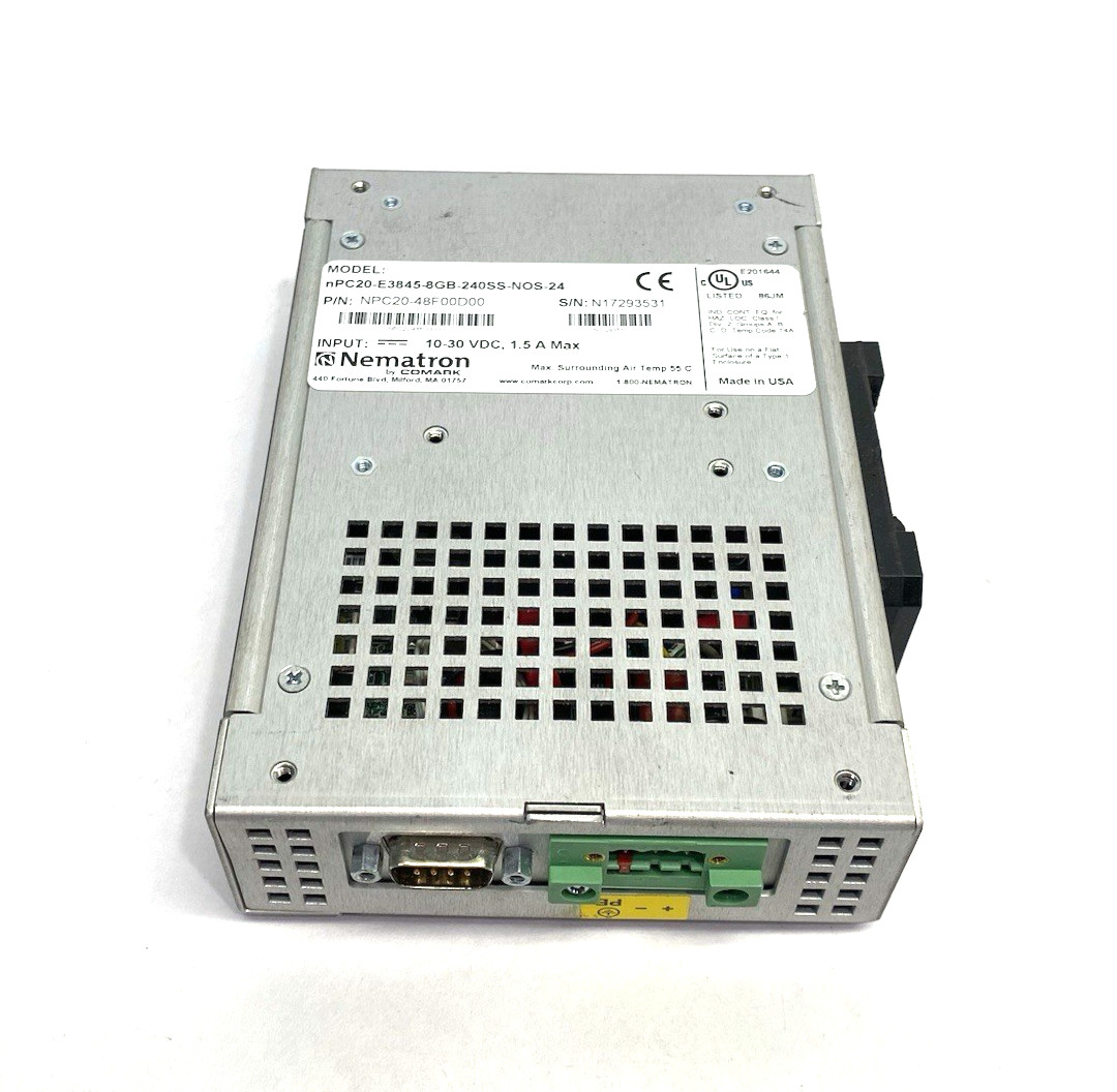 Nematron nPC20-E3845-8GB-240SS-NOS-24 Fanless Node PC, Intel QC, NPC20-48F00D00