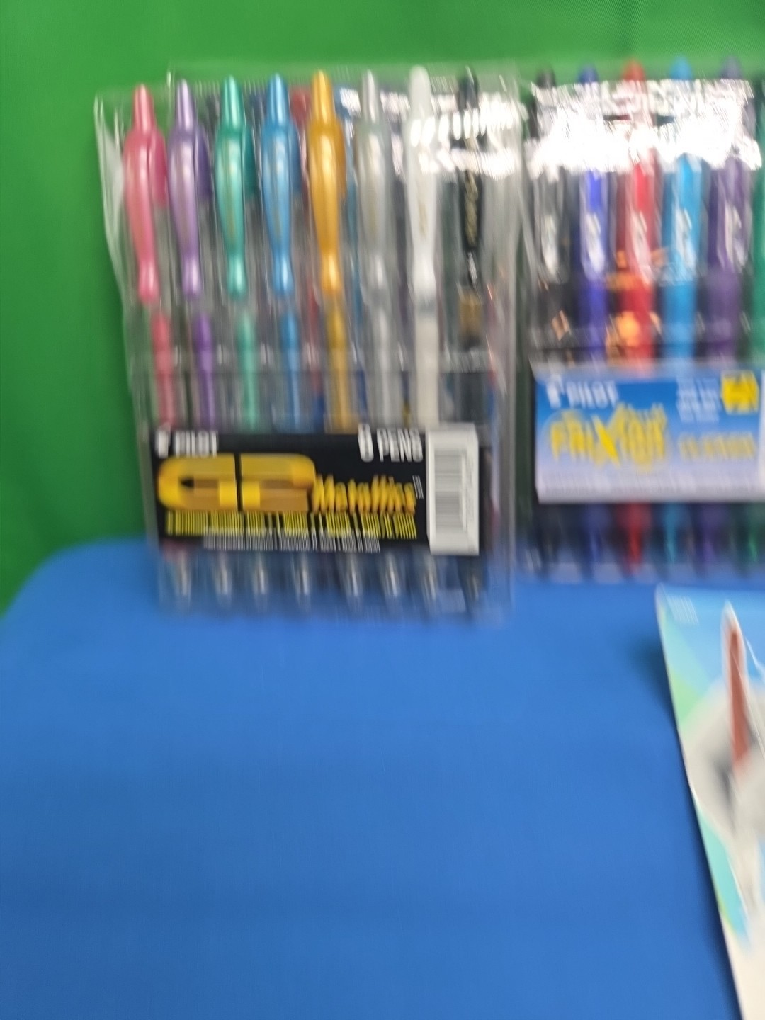 5 PACKS Pilot Ball FriXion and G2 Metallics Assorted Inks All New 34 New Pens