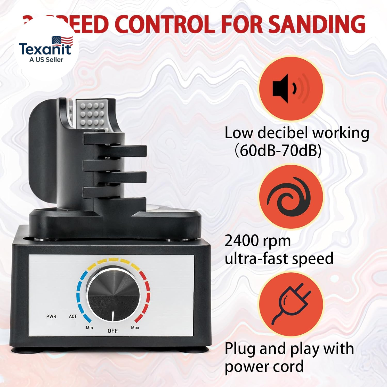 Hands-Free Model Paint Shaker,Mini Adjustable Speed Vortex Mixer Machine for Acr
