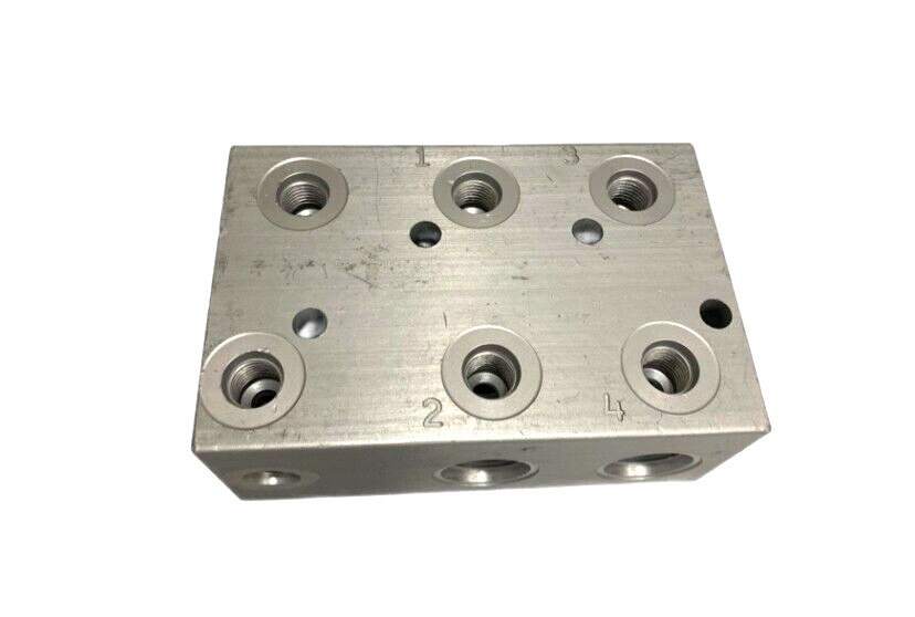 HYDRAULIC MANIFOLD BLOCK POLISHED