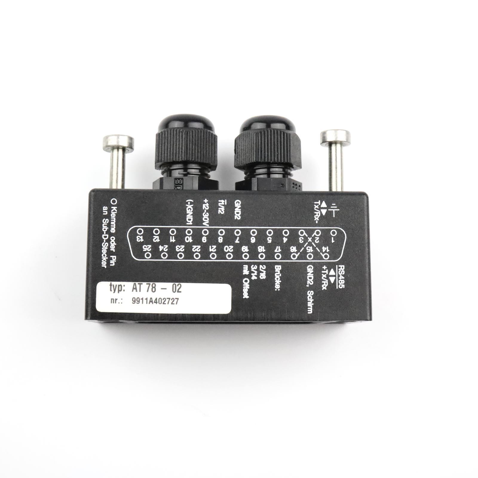 Leuze connector AT 78-02 GEB