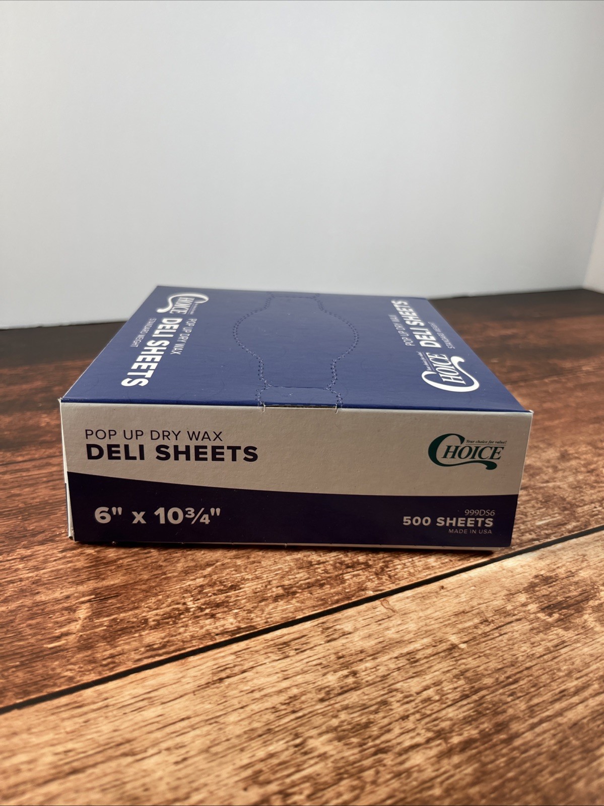 500 Count Pre-Cut Pop Up Dry Wax Deli Sheets ~ Standard Weight ~ 6” X 10.75”