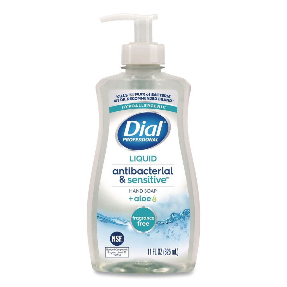 Dial Professional 35476EA 11 oz Fragrance-Free Liquid Hand Soap – Unscented New