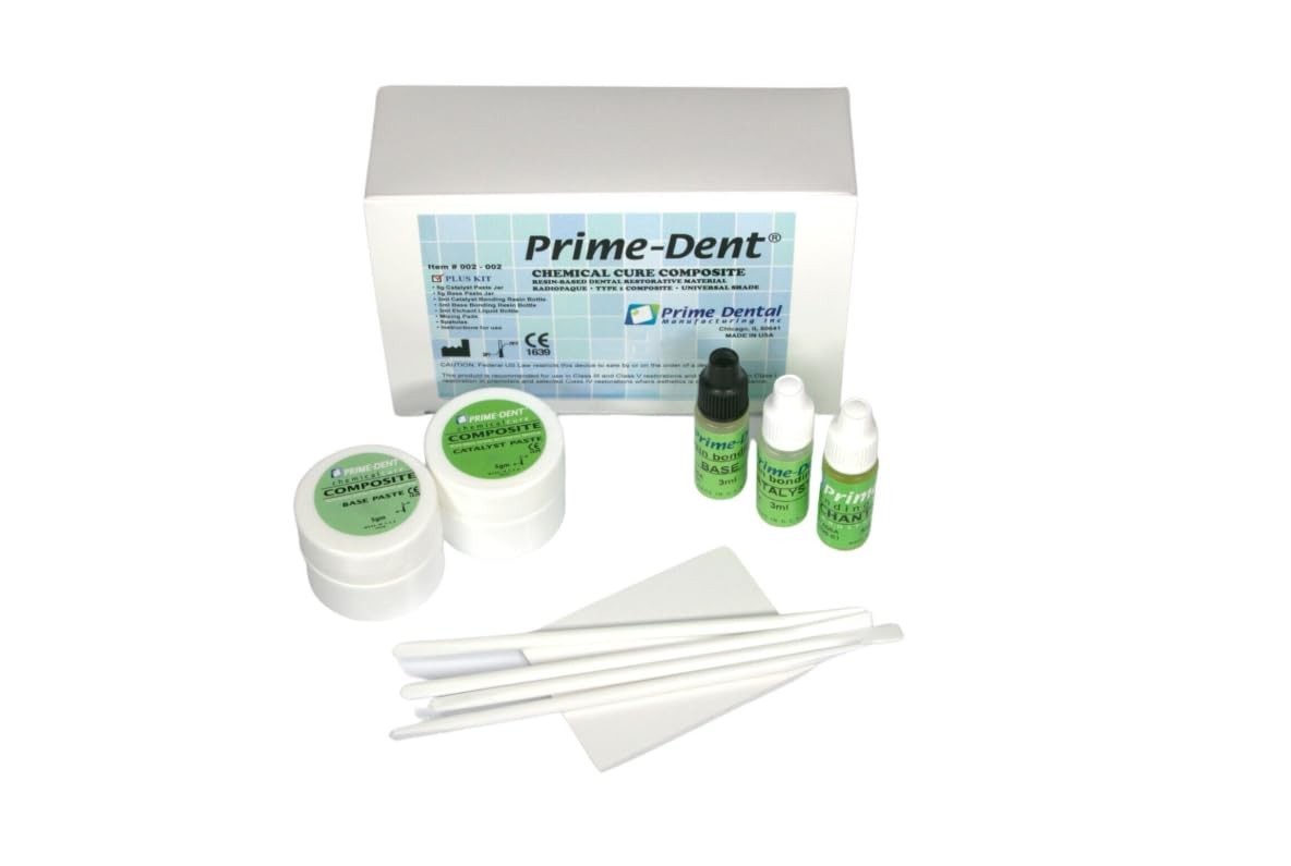Self Curing Adhesive for Oral Care, 5 Grams, Kit Includes Mixing Pads and