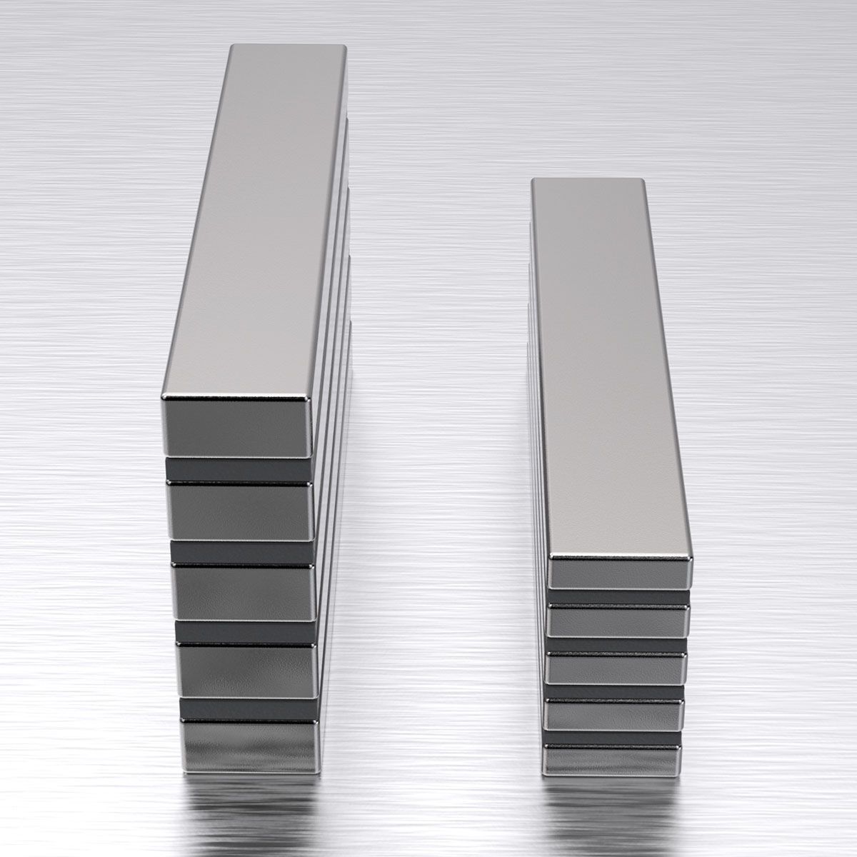 10PCS N52 Strong Neodymium Magnets Rare Earth Lifting Bar Long Magnets 60x10x3mm