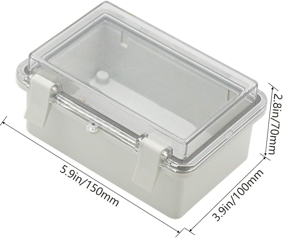 Junction Box ABS Plastic Dustproof Waterproof Electrical Boxes Hinged Shell …