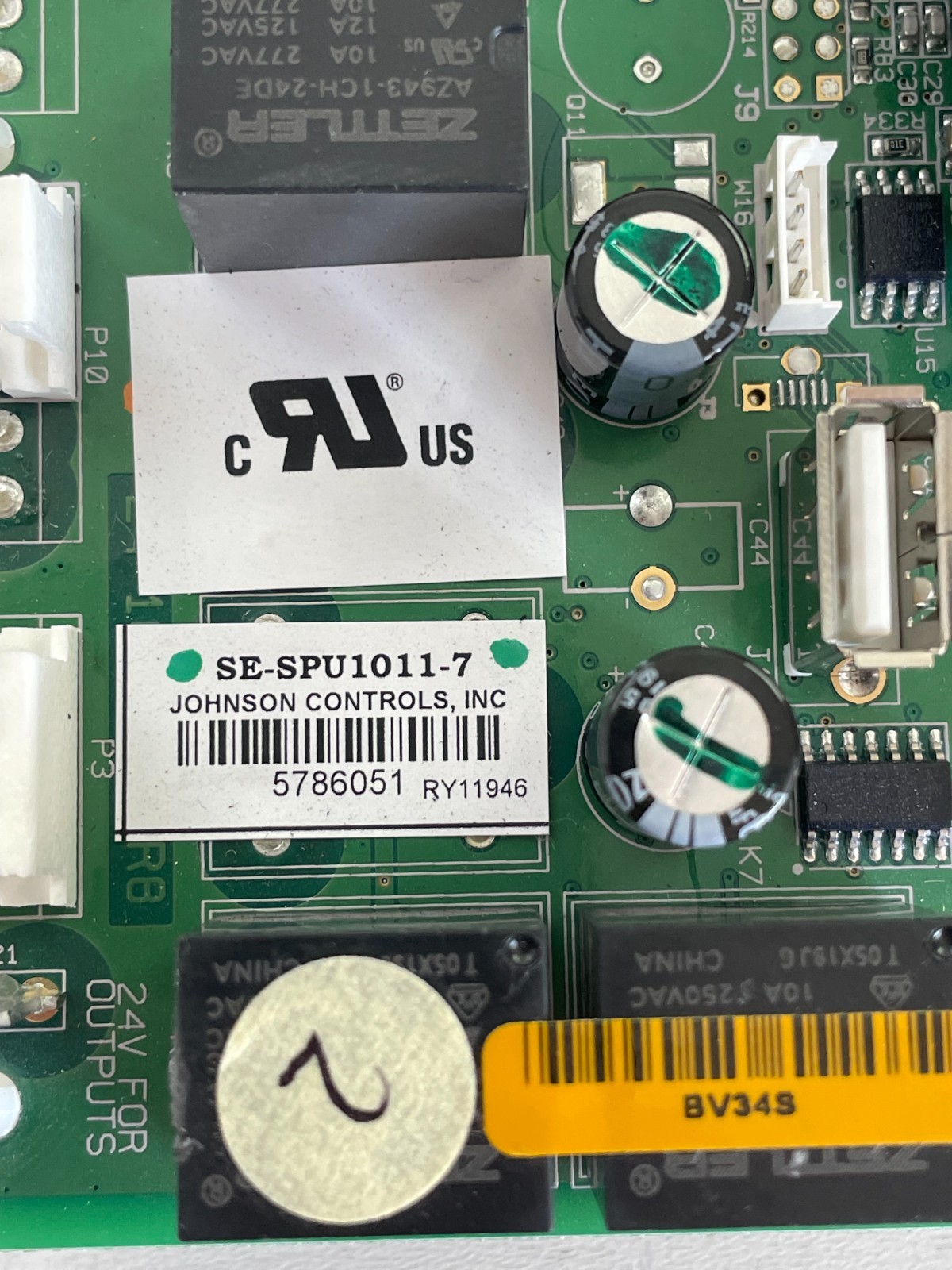 Johnson Controls SE-SPU1011-7 Smart Equipment HVAC RTU Unit Control Board